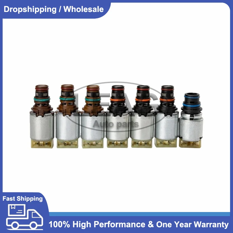 7PCS Transmission Solenoid Kit 6F35 6F15 for Ford Escape Fusion Mazda Tribute Mercury Mariner Milan
