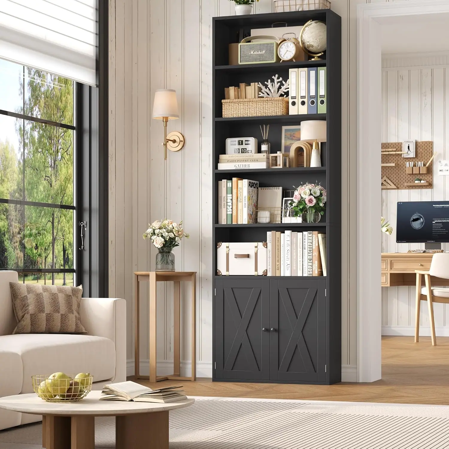 82" Tall Bookcase A…