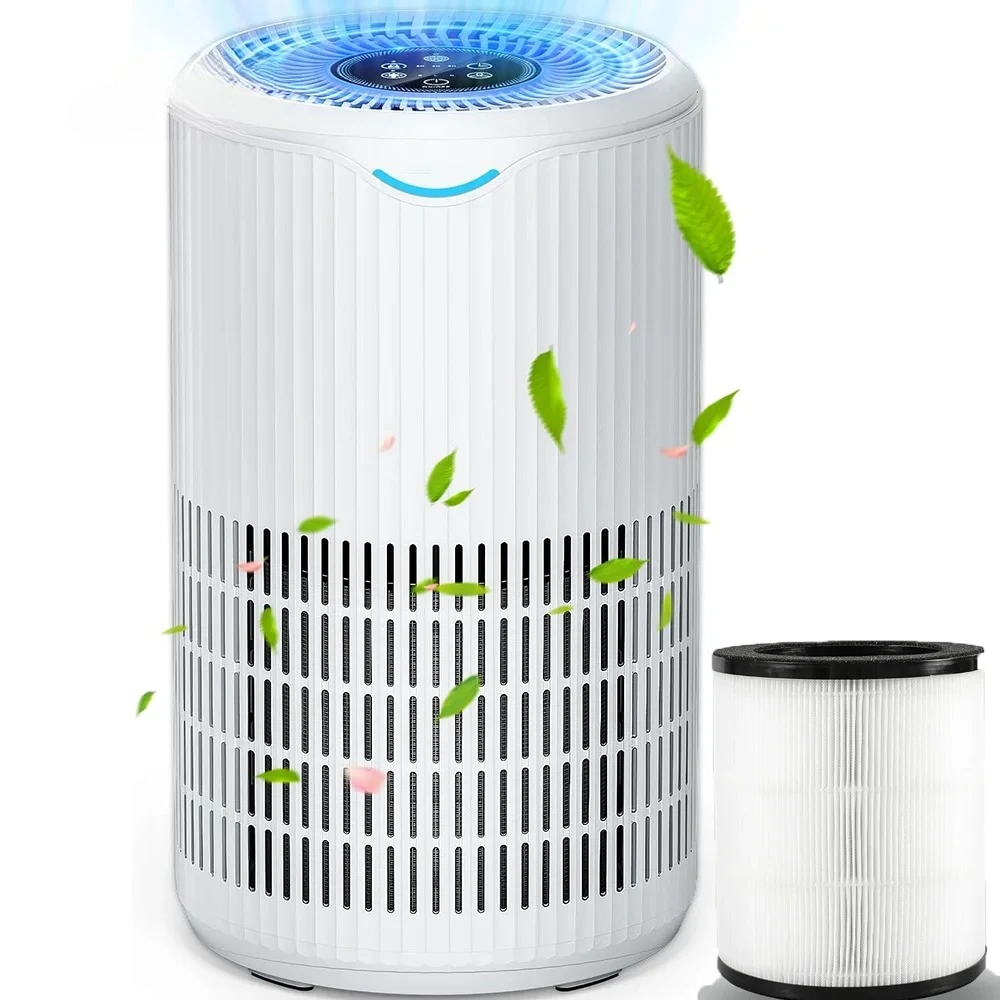 Smart Purifier Home Large Room True  Air Cleaner Purifiers Smoke Dust Pet Hair for Bedroom Kitchen Office Purification