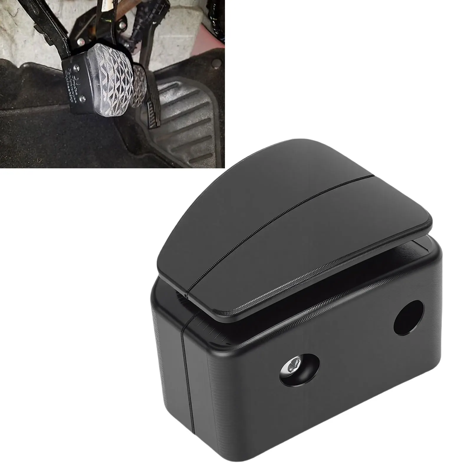 1.5inch Car Clutch Pedal Pad Extender with Wrench Replacement for Ford Mustang 1994-2025 with Manual Transmission