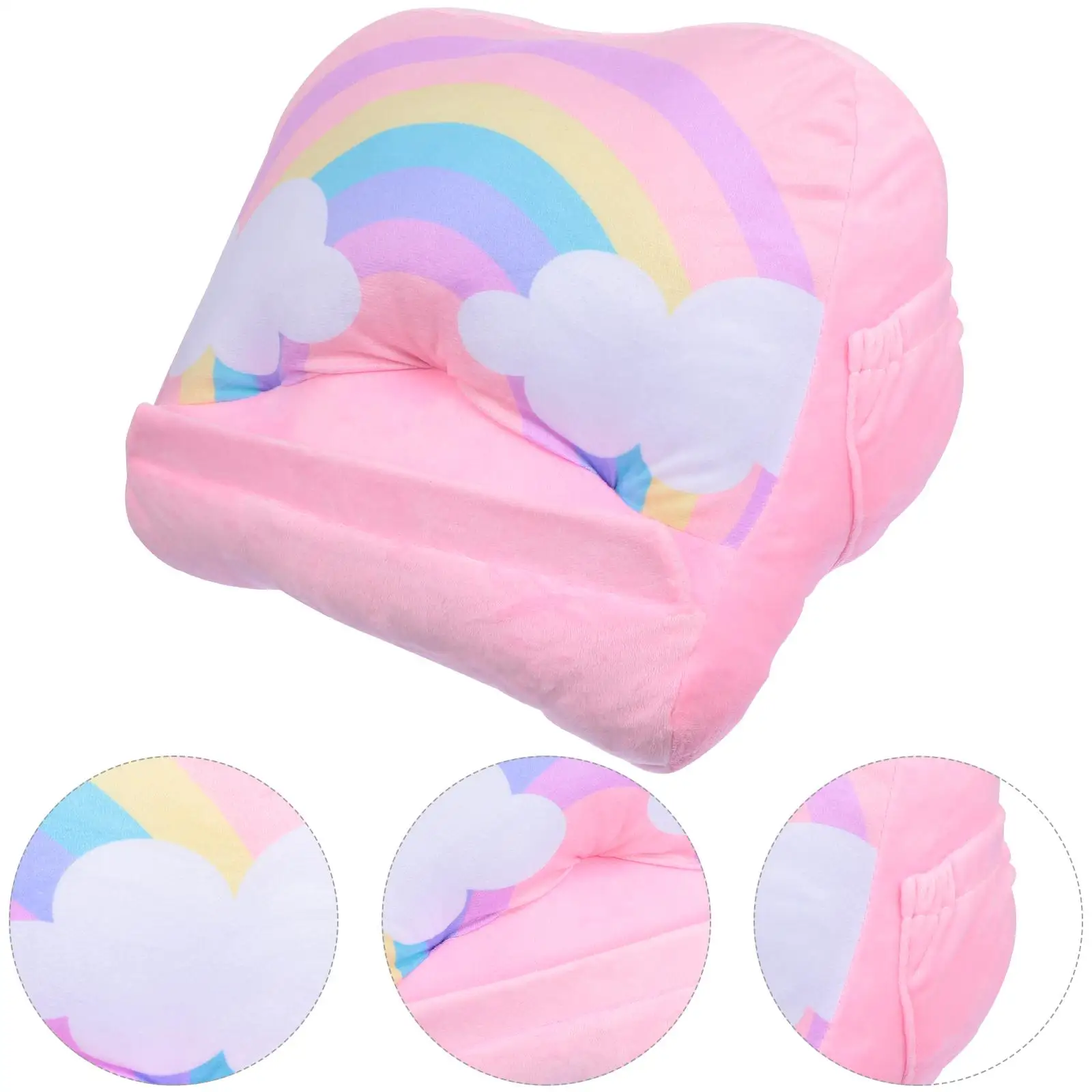 Support d'oreiller pour tablette, support pour ordinateur portable, téléphone portable, dessin animé, double usage