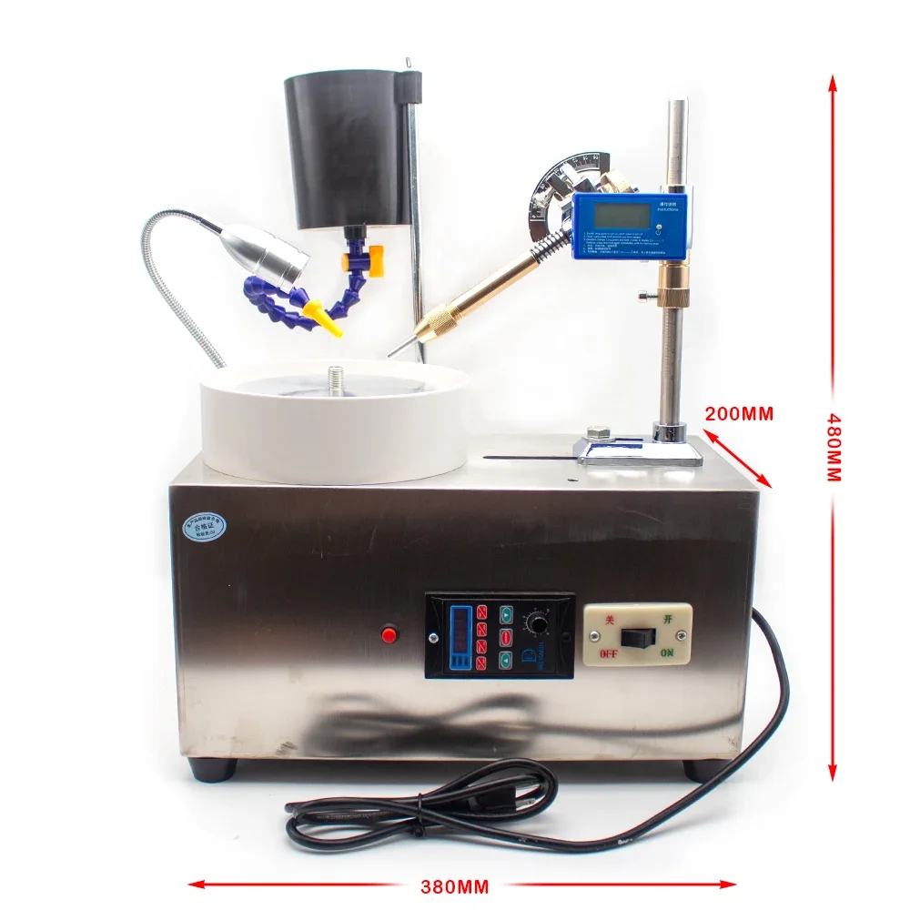 Updated Digital Display Gemstone Grinding Machine Gem Faceting Machine Jade Stone Angle Machine Jewelry Polisher Flat Grinder