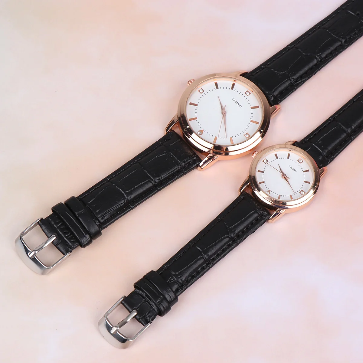 

2pcs Couple Quartz Watch Fashion Strap Casual Wrist Watches for Couples Matching Women Men Elegant Valentine Gift Ladies
