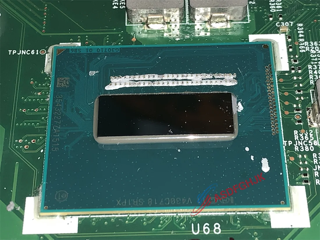 Used Genuine MS-16GF1 For Msi GE60 MS-16GF Motherboard WITH I7-4710HQ CPU AND GTX850M    tesed ok