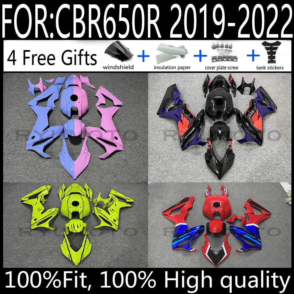 

Motorcycle full Fairings kits Fit For Honda CBR650R CB650 19 20 21 22 Paint Bodywork Fairing Kit New ABS Plastic
