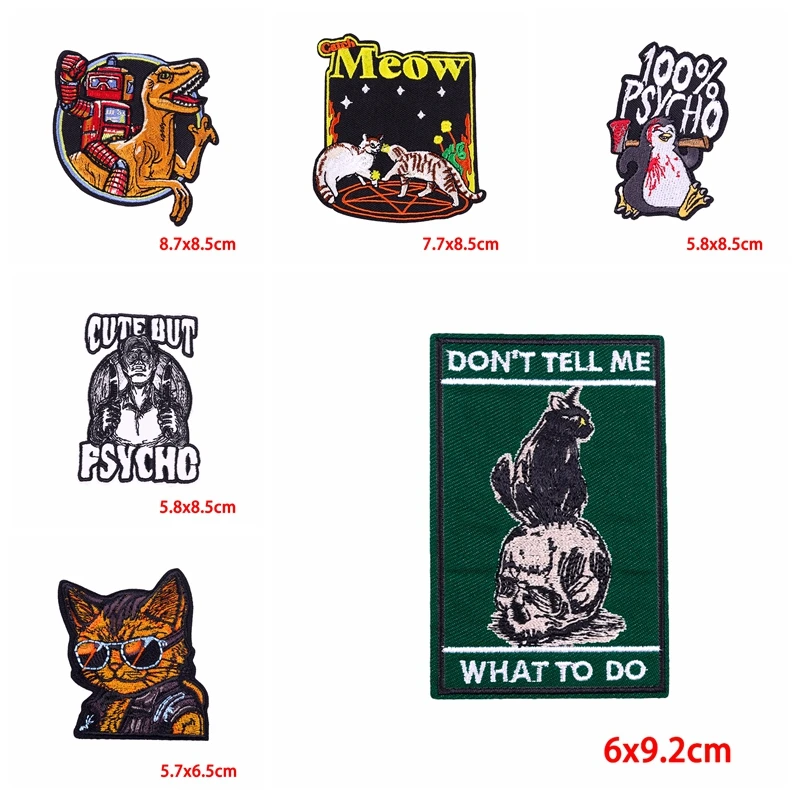Parche bordado MOLLE de oso y dinosaurio – Ropa táctica DIY - imagen 5