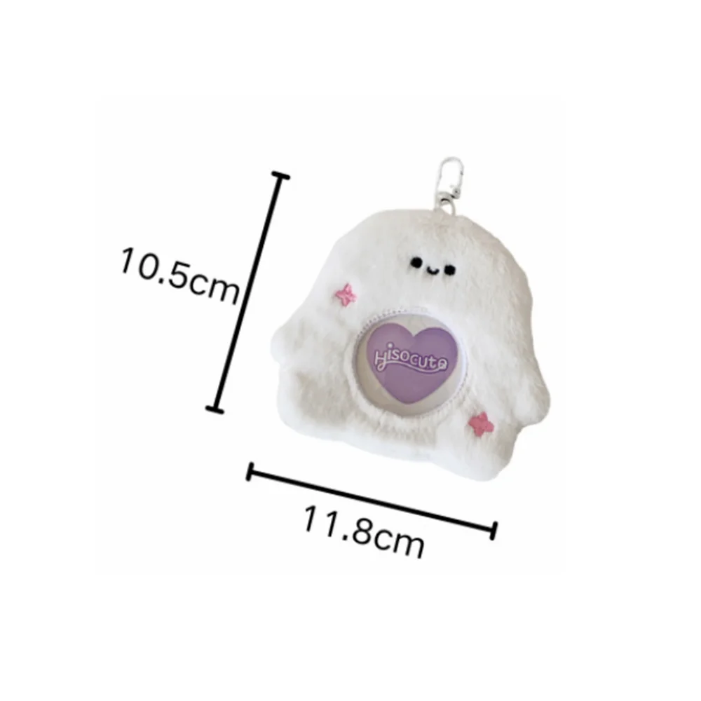 Kép 7: Aranyos Alma Lóhere Medál Kulcskarika Plüss rty birtokosa photocard Bálvány foto kijelző Anime Jelvény tárolására Ajánló fedezze keychain