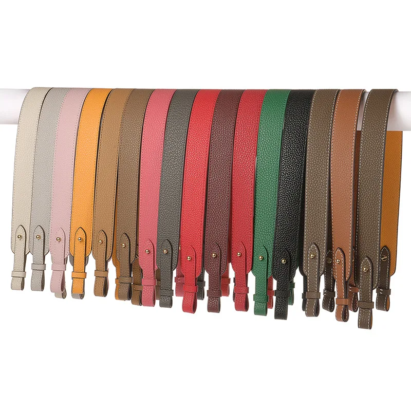 Genuine Leather Bag Shoulder Strap Replacement Crossbody Straps Cowhide Handbag Handle Belt for Customized DIY Bag Accessories