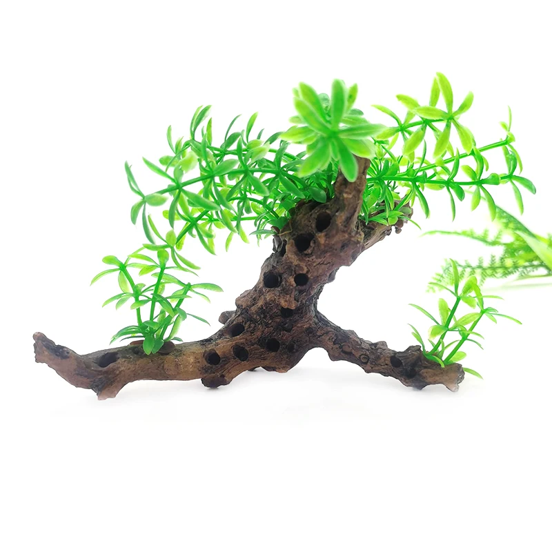 

Artificial Plastic Water Plant Grass Aquarium Decorations Sunken Wood Aquatic Plants Fish Tank Grass Ornament Decor Accessories