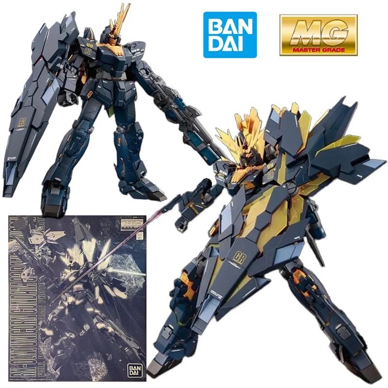 

Bandai PB MG Unicorn Gundam 02 Banshee Norn 1/100 25Cm Anime Original Action Figure Model Kit Assemble Toy Gift Collection