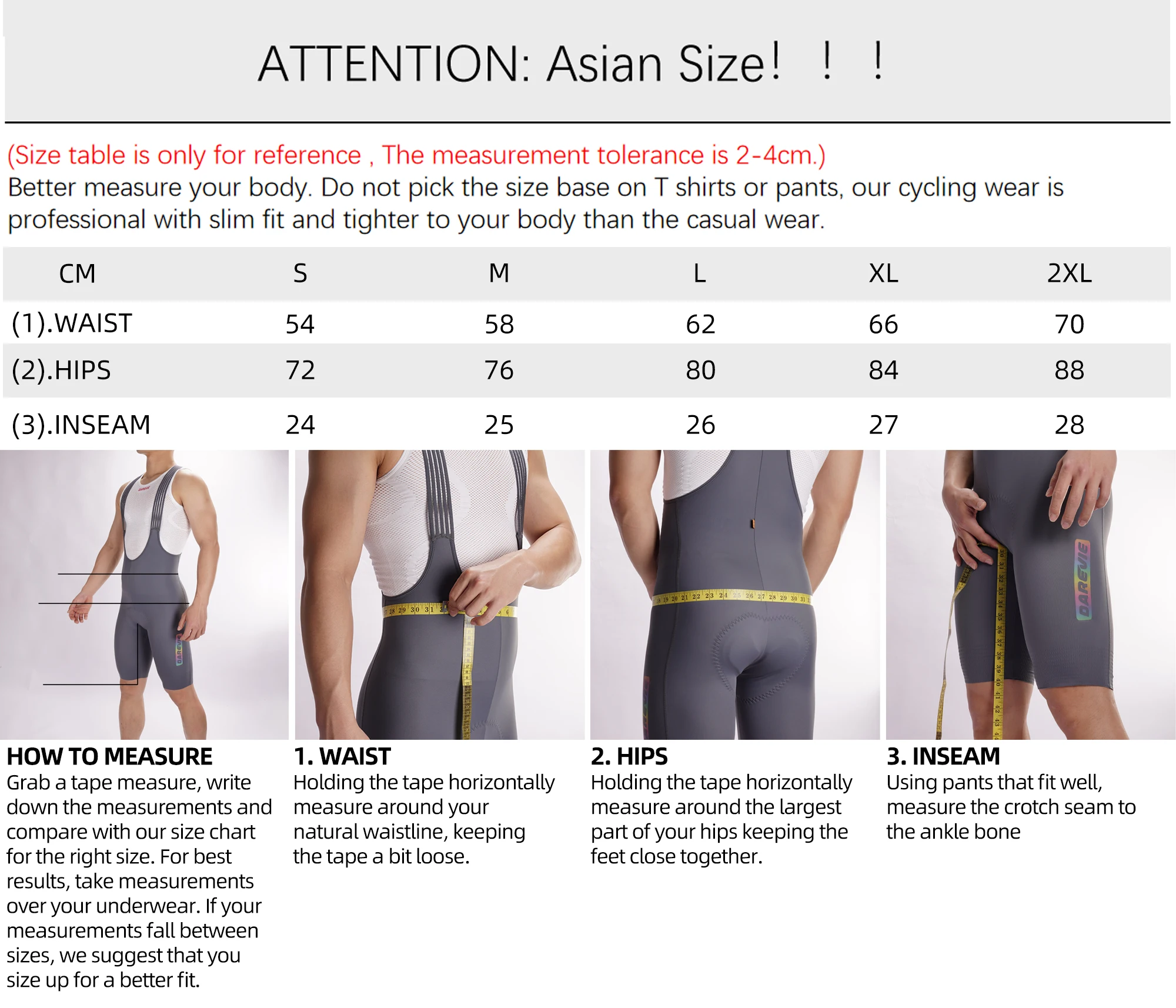 DAREVIE Men's Cycling Bretelle Seamless 5.0 PRO Level Cycling Shorts Italy Elastic Interface® Pad SPF50+ Men's Cycling Clothing