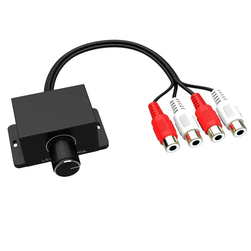 Durable Car Speaker Amplifier Bass RCA Level Remote Volume Control Knob LC-1 Universal Amplifier Volume Regulator