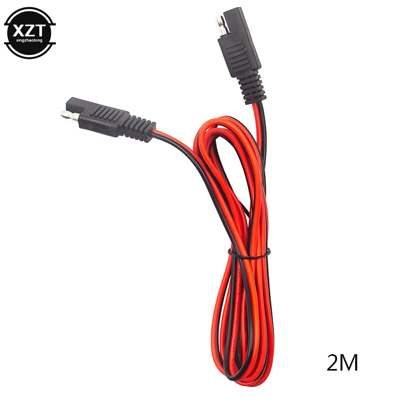 1~2M Single Head Cable Connect SAE Single Ended Extension Cable 18AWG for Automobile Solar Panel