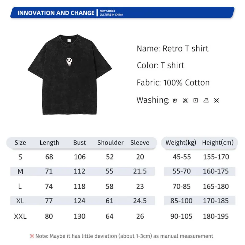 Bandai Anime S-Soul E-Eater T-shirt oversize vintage lavato Patricia T-shirt Manga Albarn Maka Top Tees Ragazza 100% cotone