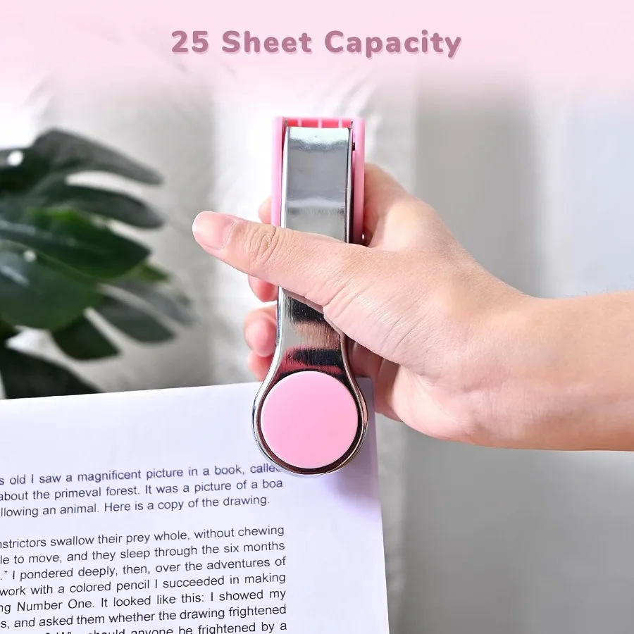 دباسة سطح المكتب المعدنية مع 2000 دبوس قياسي بسعة 25 ورقة مربى جهد منخفض مجاني للوازم المكتبية في الفصول المكتبية P