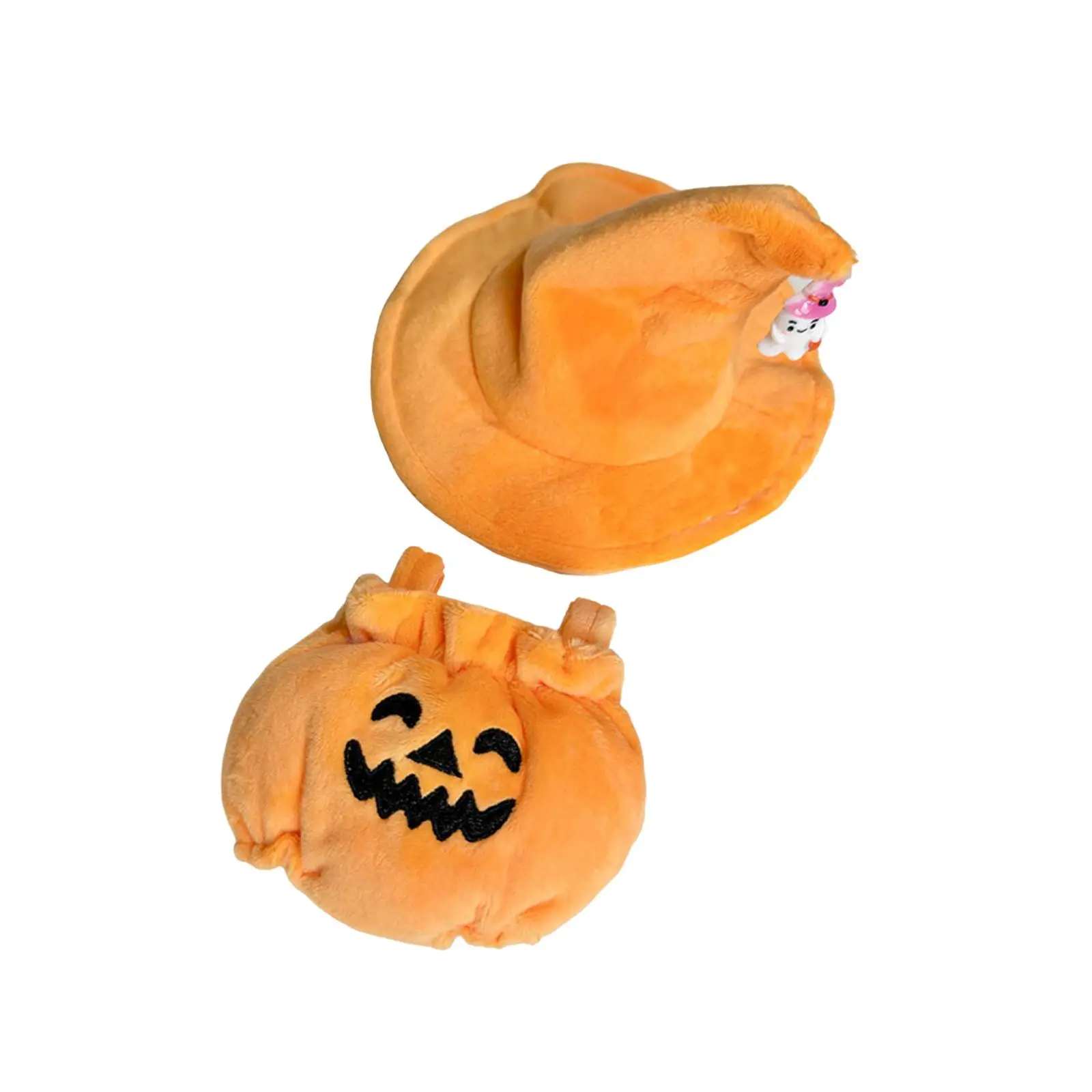 Vêtements de poupée en peluche pour 15cm 17cm, mignons, Costumes de citrouille d'halloween, vêtements élégants pour animaux en peluche, vêtements de poupée confortables