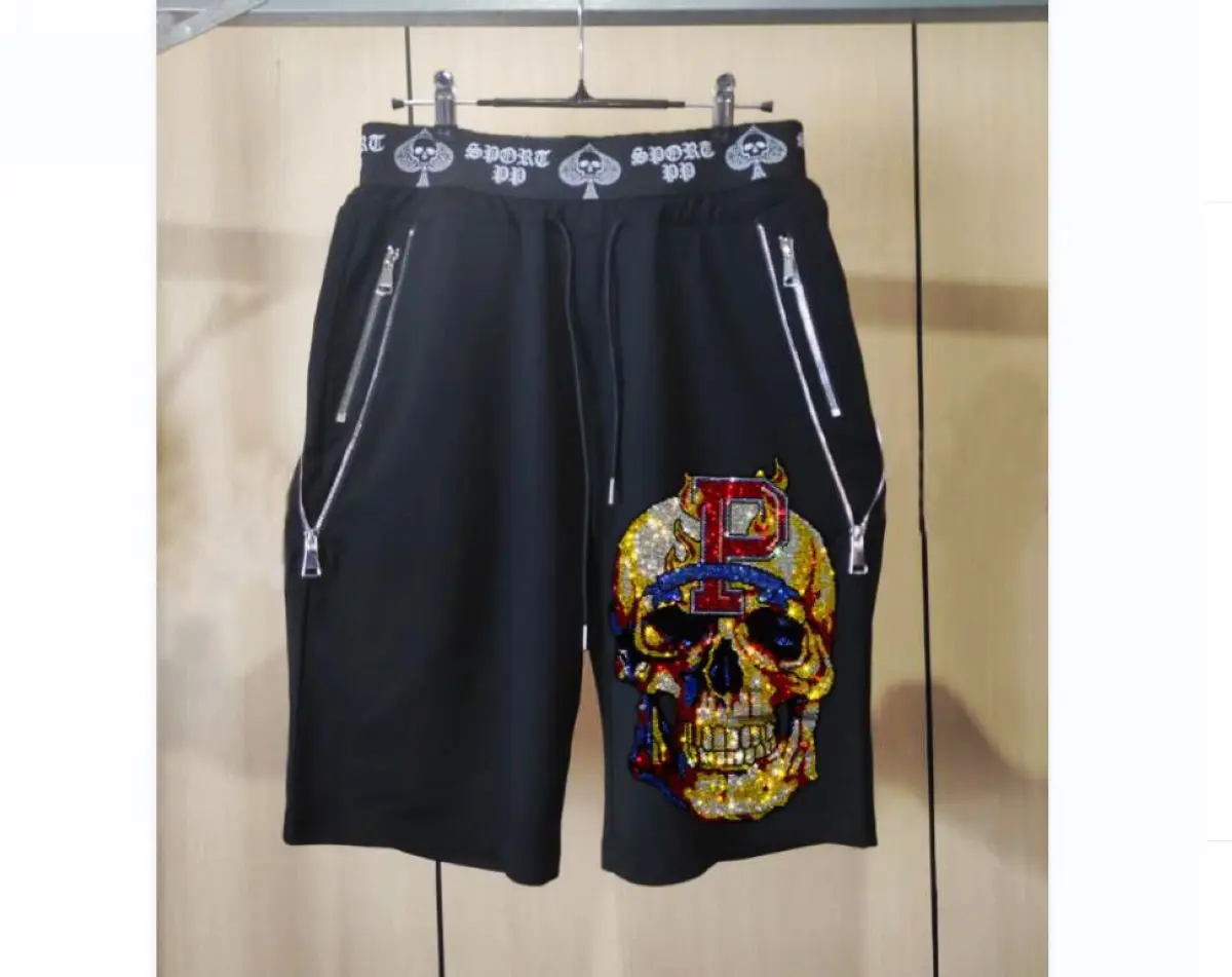 

2024 black PP new style summer short pants PP Casual pants 0003