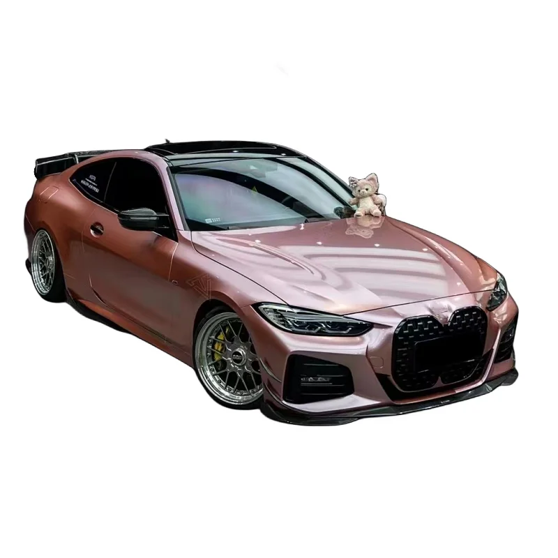 

High-quality dry carbon fiber T-shaped front lip front bumper edge for BMW 4 Series G22 G23 body kit for years 21-23