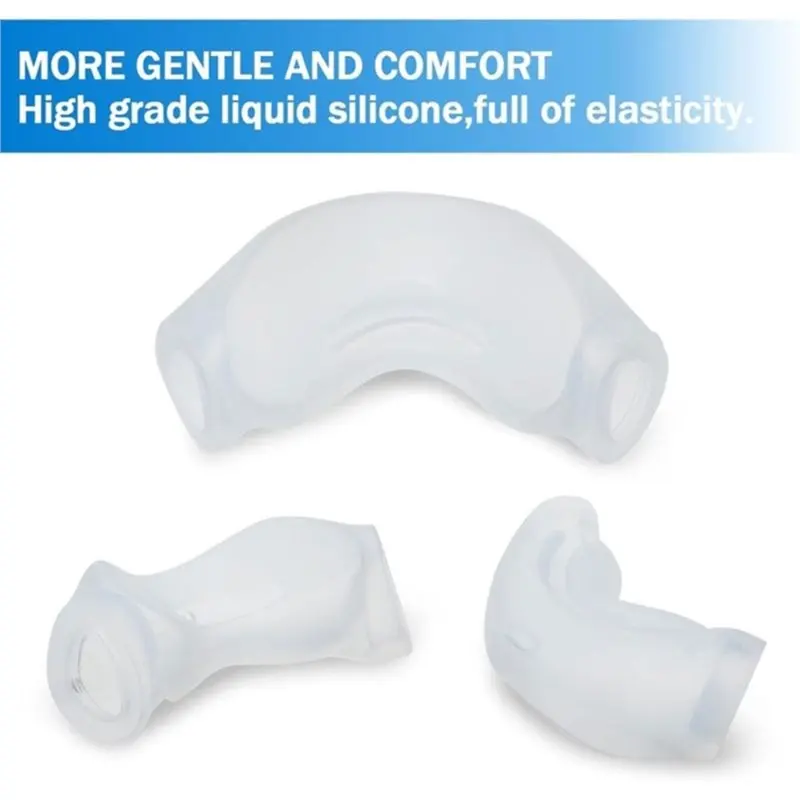 LLCS-5Pack Nasal Cushion For Dreamwear Supplied Soft Silicone Gel For CPAP Users M Size