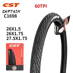 CST CAPTAIN mountain bike tires C1698 Folding Stab proof 26 27.5 inches 27.5*1.75 Antiskid wear resistant bicycle tire parts