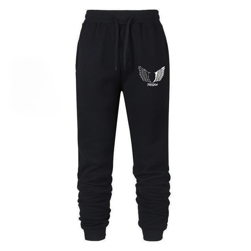 

Autumn Wing Print Sweatpants for Men Christian Athletic Workout Running Joggers Trackpants Casual Comfy Pants Cotton Trousers