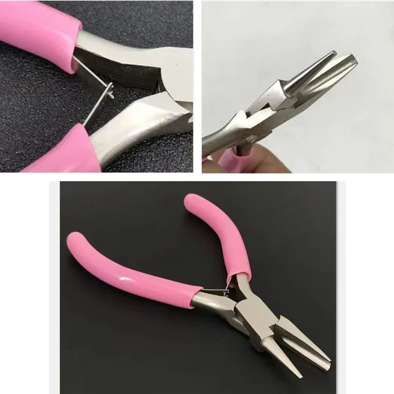 Multifunctional ครึ่งรอบ Jaw คีมเครื่องประดับคีมซ่อม Wire Shaping คีม Beading คีมสำหรับเครื่องประดับ Crafters