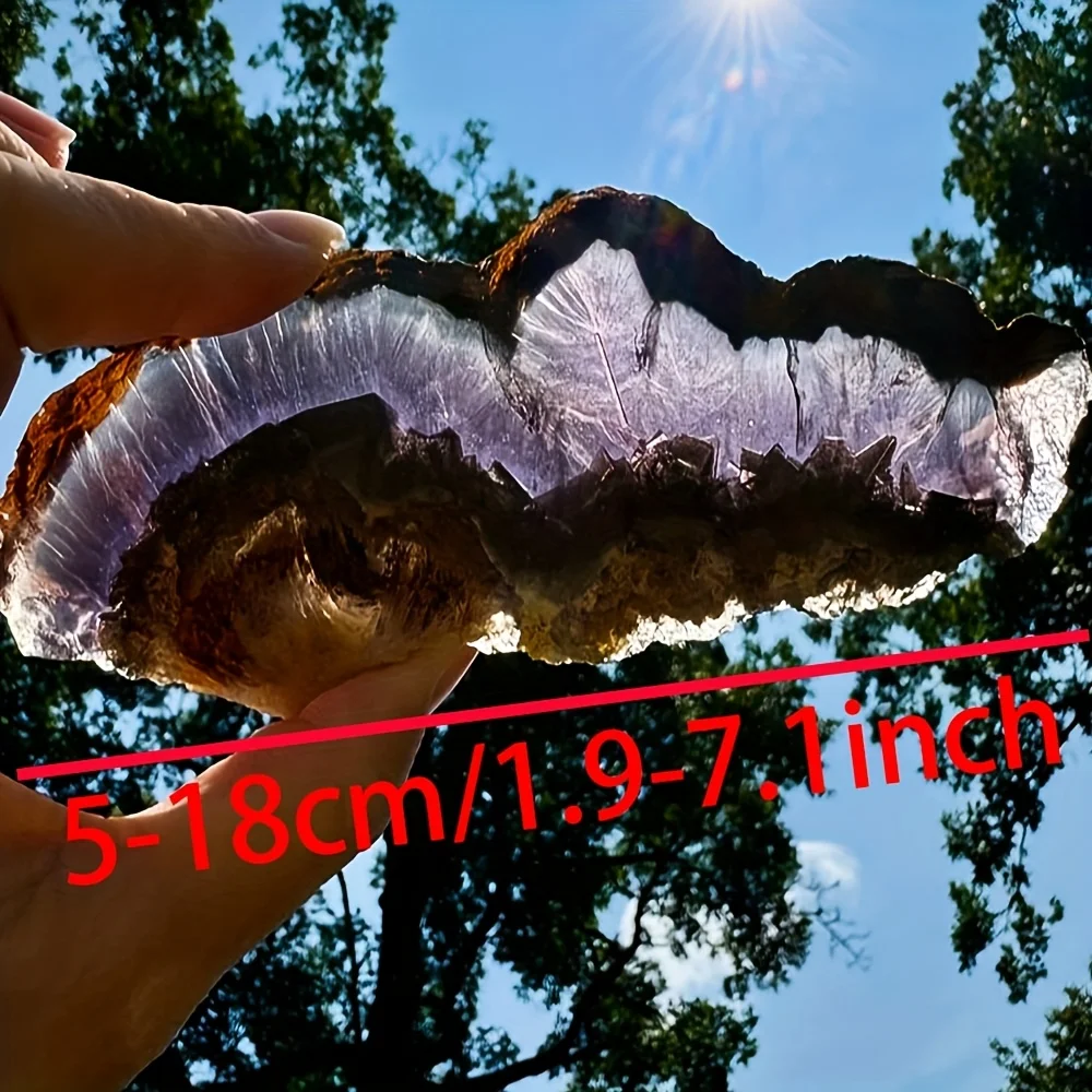 1pc Stunning Extra Rare Purple Barite Slab With Barite Pyrite Marcasite,Purple Lavender Fluorite With Rutile, Rare Combination