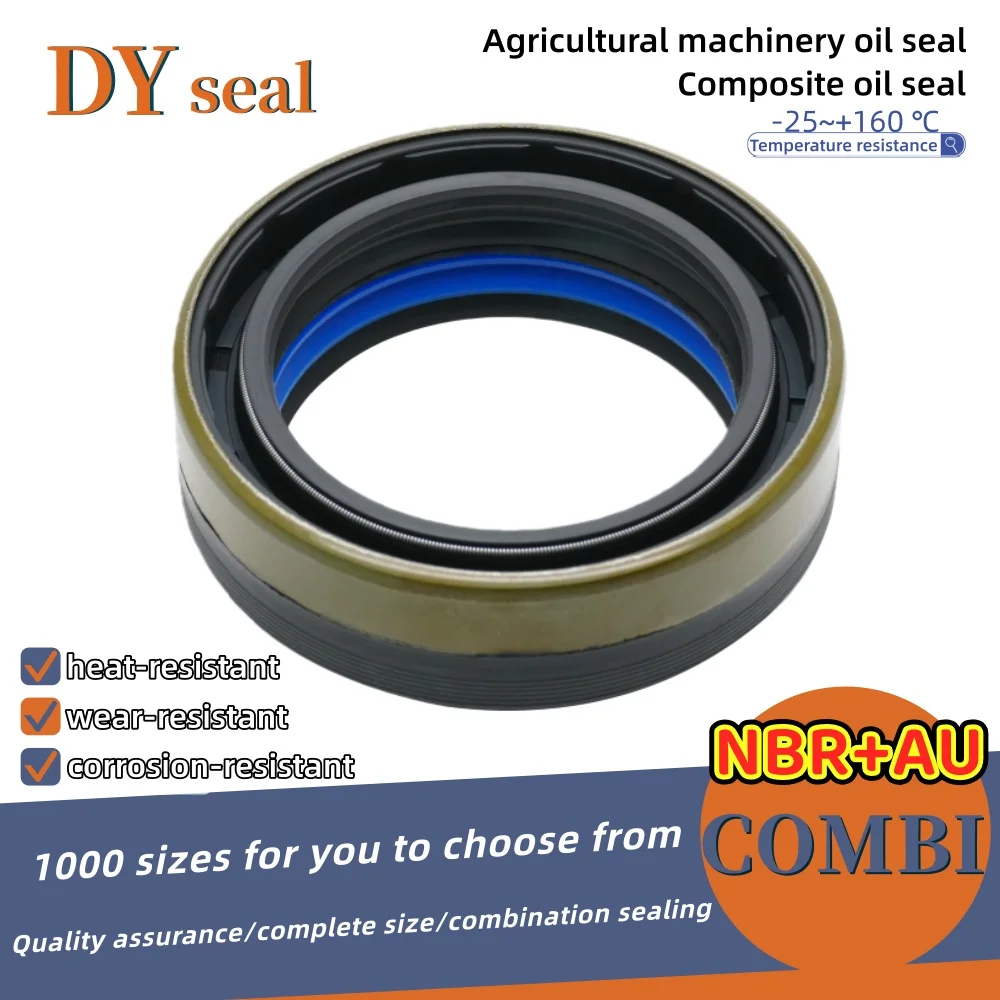 Composite Oil Seal 45*62*19mm COMBI SF20 NBR+AU Construction Machinery Seal O-Ring Tool ISO 9001:2008 Auto Tool Kit Oring