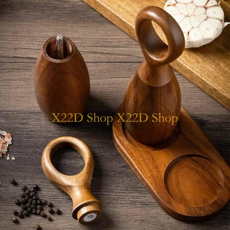X22D Handcraft Salt And Peppers Shakers Grinders For Stylish Kitchens Tool