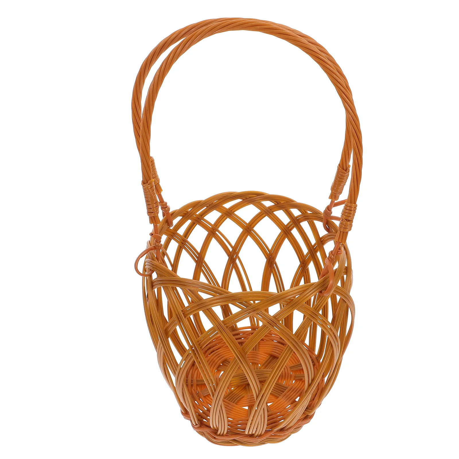 

Woven Wine 2.5Kg Capacity Portable Storage For Fruit Veggie Basket Wine Bottles Rattan Style Kitchen Decorative Organizer