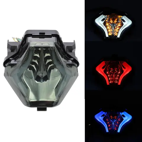 R3 R25 LED 통합 테일 브레이크 라이트 회전 신호 Yamaha MT03 MT25 MT07 YZF-R3 R25 2013-2023 2020 2021 2022 오토바이
