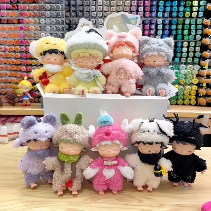 New In Stockheyone Cute Mimi Blind Box Mystery Figure Nothing Little Monster Pvc Collectible Doll Birthday Gift For Collectors