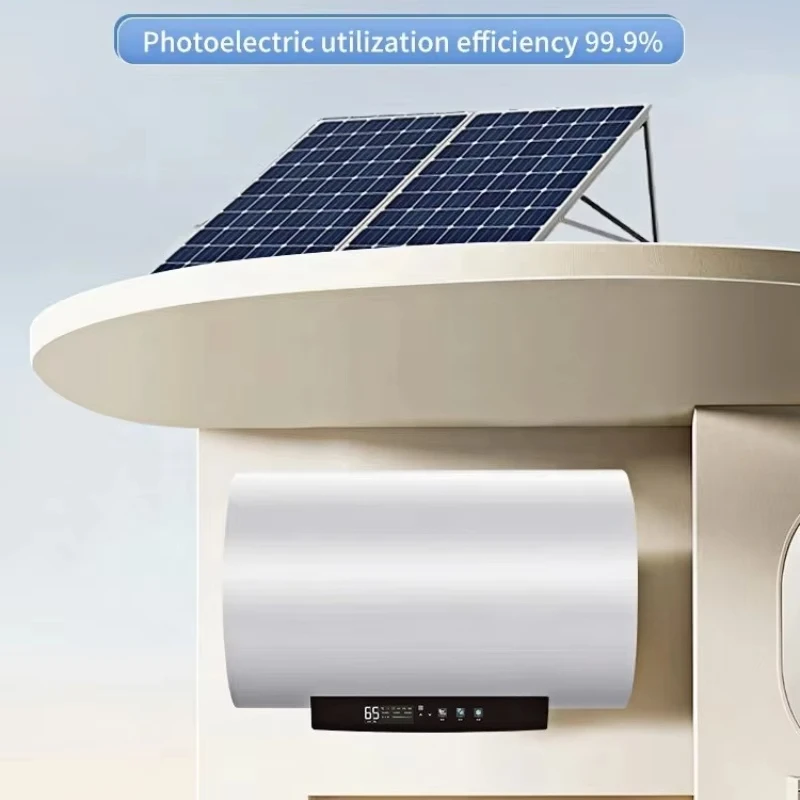 Hotels Garages Households Newly Designed DC AC Solar PV Pressurized Plastic Electric Heating System Water Heaters