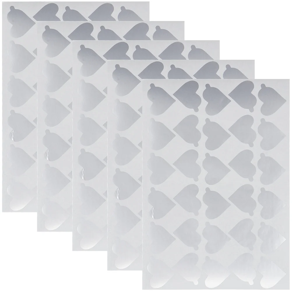 

3 Bags Heart Shaped Lash Holder Disposable Eyelash Extension Supplies Grafting Tool Set Convenient Portable Lash Holder