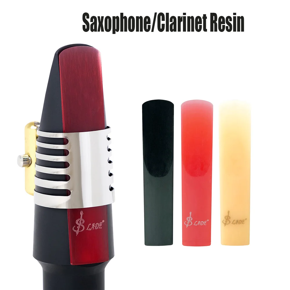 

3 Pack Saxophone Soprano/Alto/Tenor Reeds Clarinet Resin Reeds Eco-friendly Reed Accessories Woodwind Instrument Parts