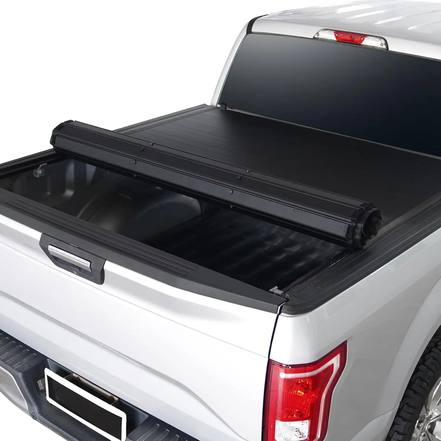 Low Profile Hard Rolling Up LKW Ladefläche Persenning, kompatibel mit 2015-2018 Chevy Silverado 2019/GMC Sierra 2024