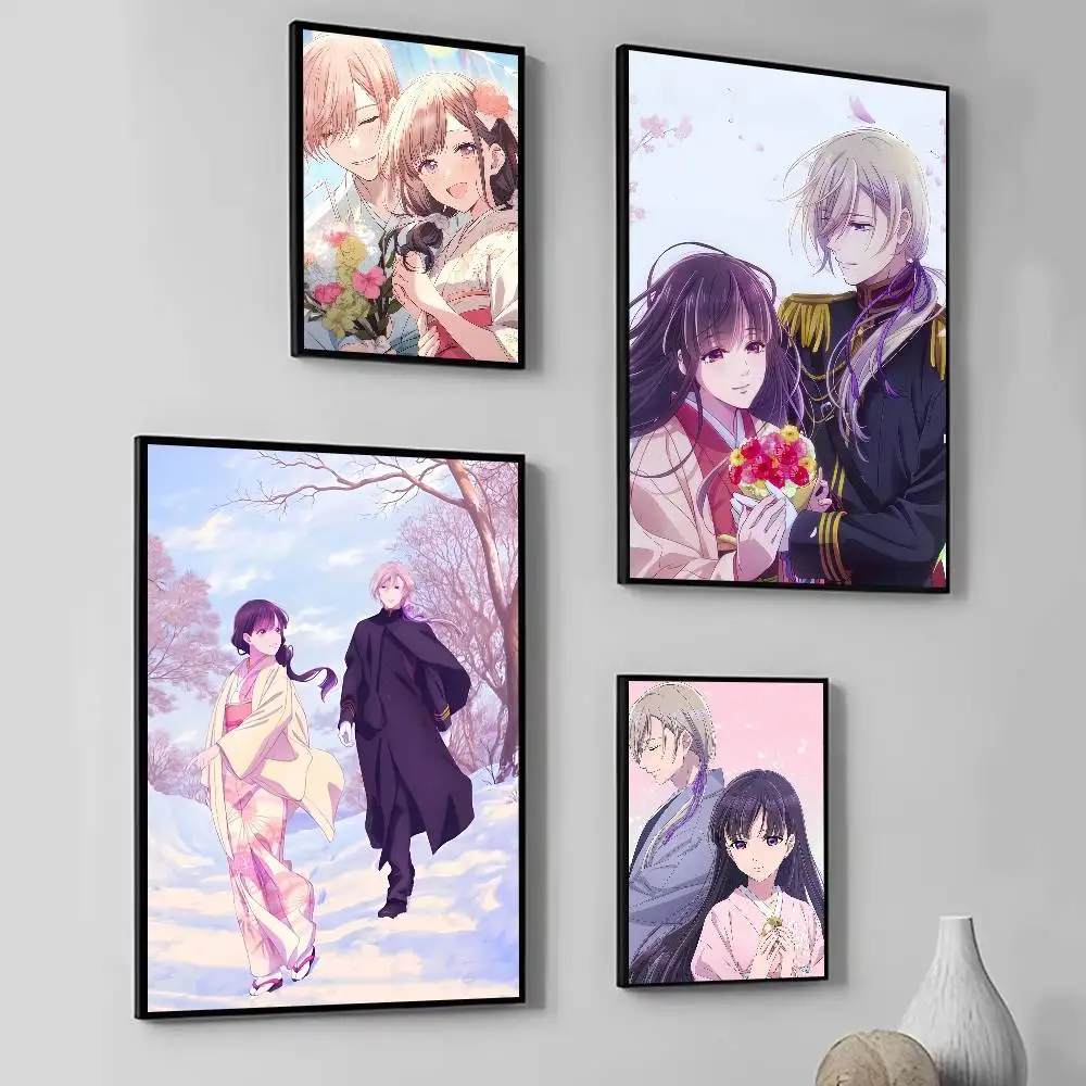 Anime My Happy M-Marriage Posters Fancy Wall Sticker for Living Room Bar Decoration Wall Decor