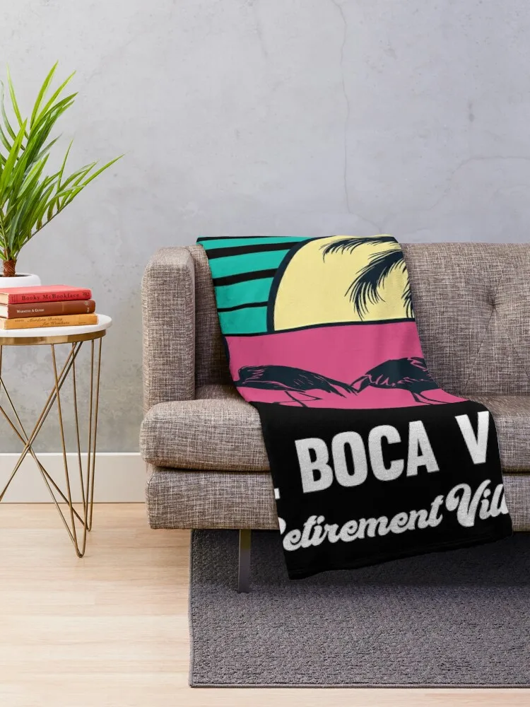 Del Boca Vista Retirement Village Throw Blanket Kid'S Soft Beds Blankets