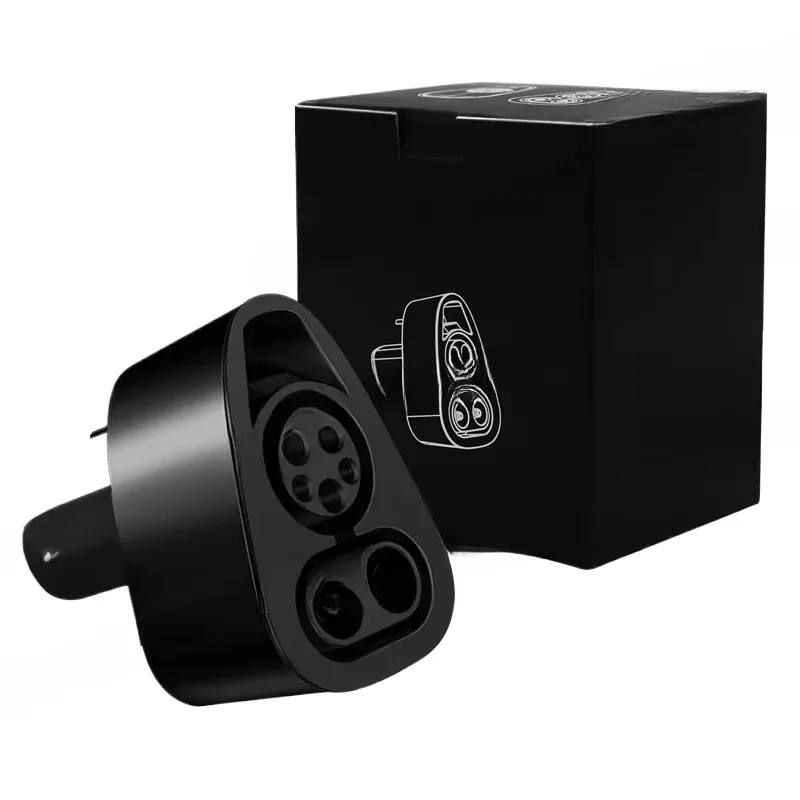 Home CCS1 To Tesla Charging Gun Converter 250kW Overcharge Adapter