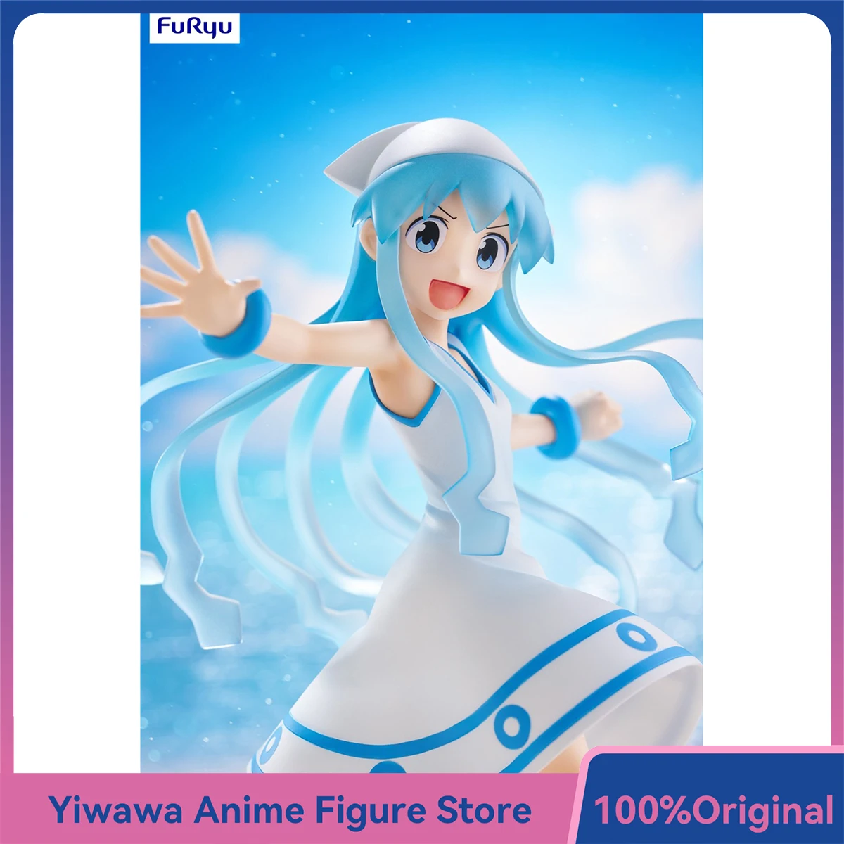 

Newest Original FuRyu Trio-Try-iT Figure Shinryaku! Ika Musume Anime Figures Bishoujo Ornaments Fine Collectible Toys Cute Doll