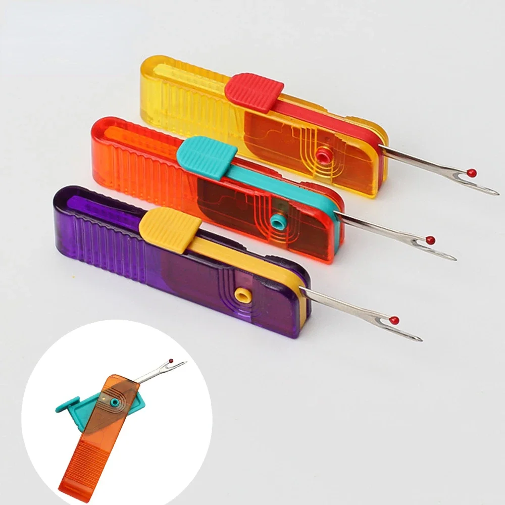 

Collapsible Stainless Steel Thread Cutter Seam Ripper Stitch Removal Needle Arts Sewing Tools DIY Sewing Accessories