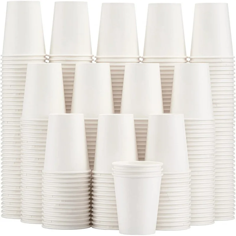 

Bulk Disposable Paper Coffee Cups | Hot & Cold Drink Cups for Parties, Picnics, Travel and Outdoor/Indoor Events