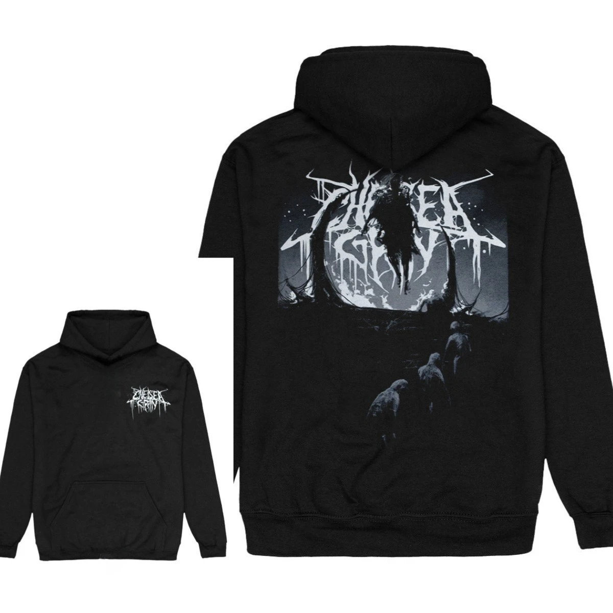 2026 Chelsea Grin Band Print Hoodie Retro Style Hoodie Men and Women Can Wear Autumn and Winter Hoodie