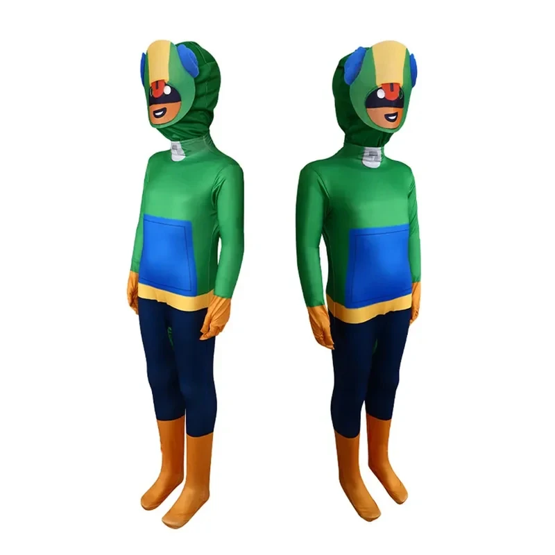 

TYV55Cosplay Costume with Headgear for Kids Adult Brawl Jumpsuit Halloween Carnival Party Game Role Play SuitL]]L25
