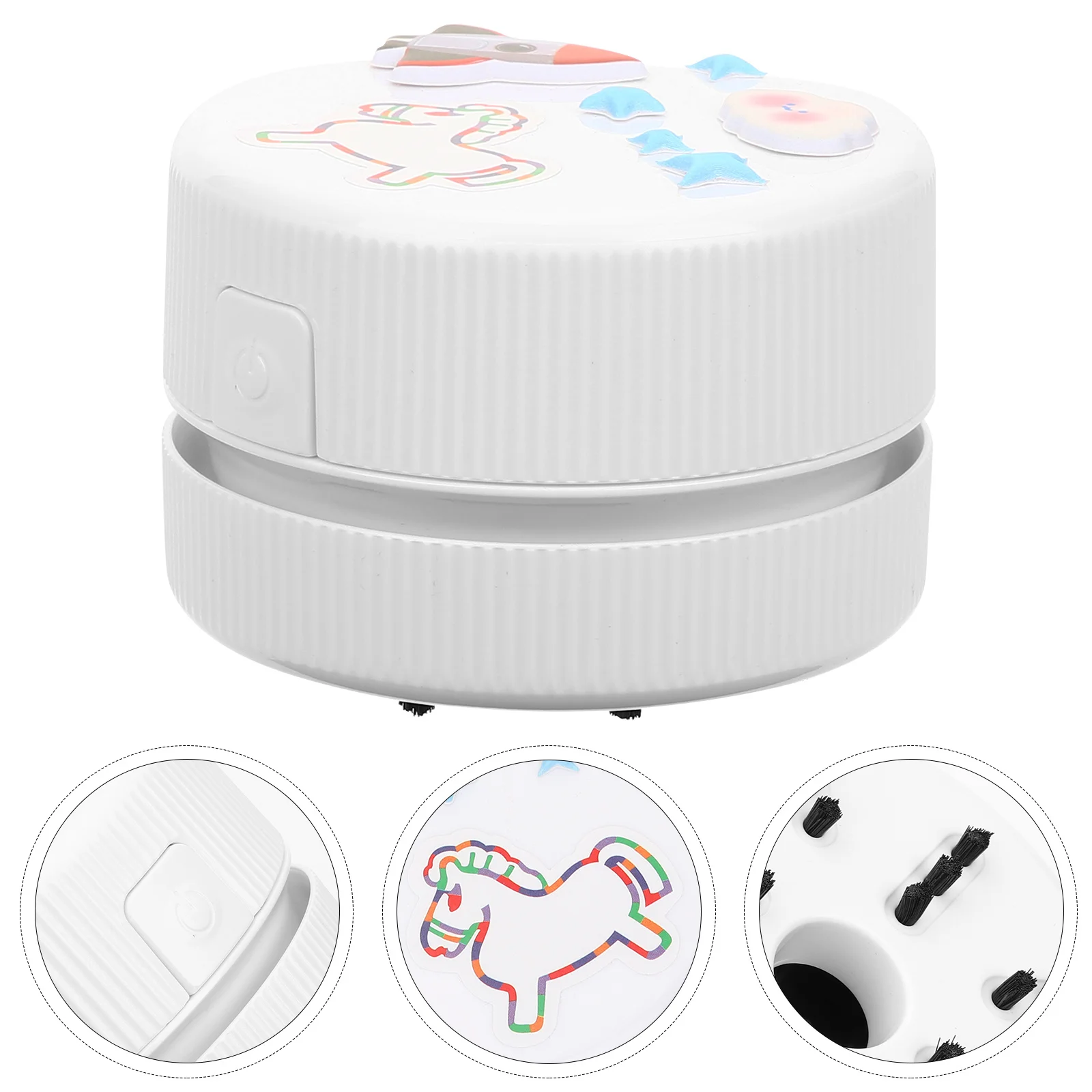 

Mini Desktop Vacuum Cleaner Operated Dust Collector Detachable Tabletop Dust Cleaner Portable Cordless Desk Vacuum