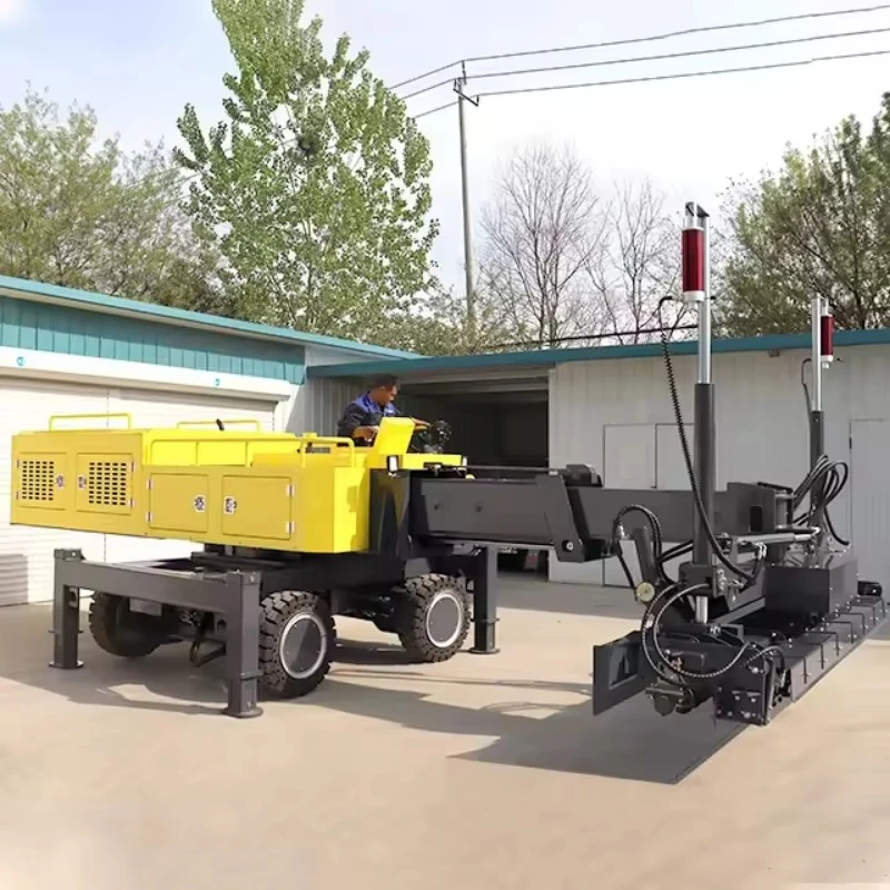 Boom Type Concrete Laser Screed Leveling Machine for Contractors | Improve Surface Quality and Reduce Rework