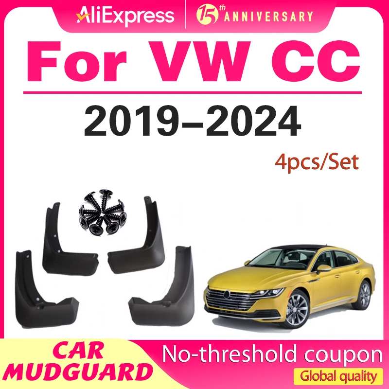 

Mudguards Fender for VW Volkswagen CC Arteon 2019-2024 Mudguard Front Rear Wheels Mudflaps Splash Guard Mud Flap Car Accessories