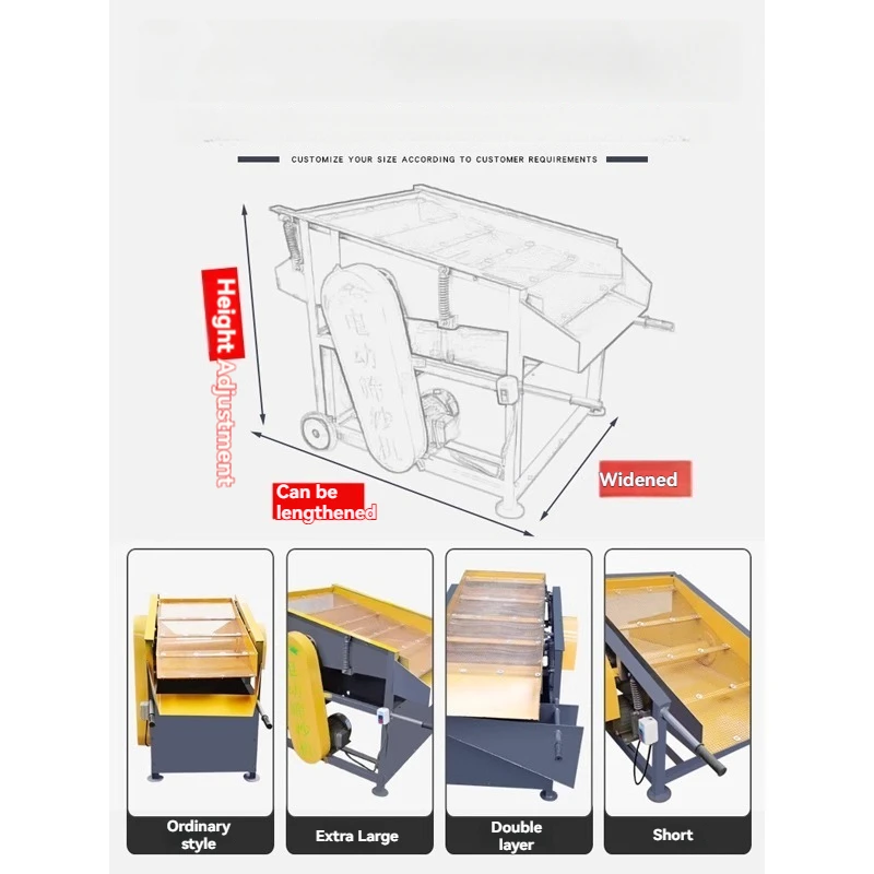 Electric Sand Screen Vibrating Screen for Sand Field Coal Mine Mobile Vibrating Screen