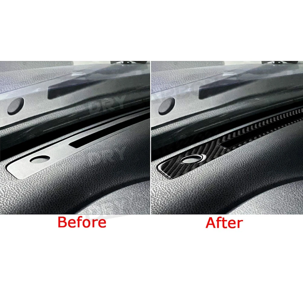 For Toyota GT86 FT86 ZN6 For Subaru BRZ 2013-2020 Front Air Conditioning Vent Outlet Carbon Fiber Trim Cover Stickers 2 PCS/Set