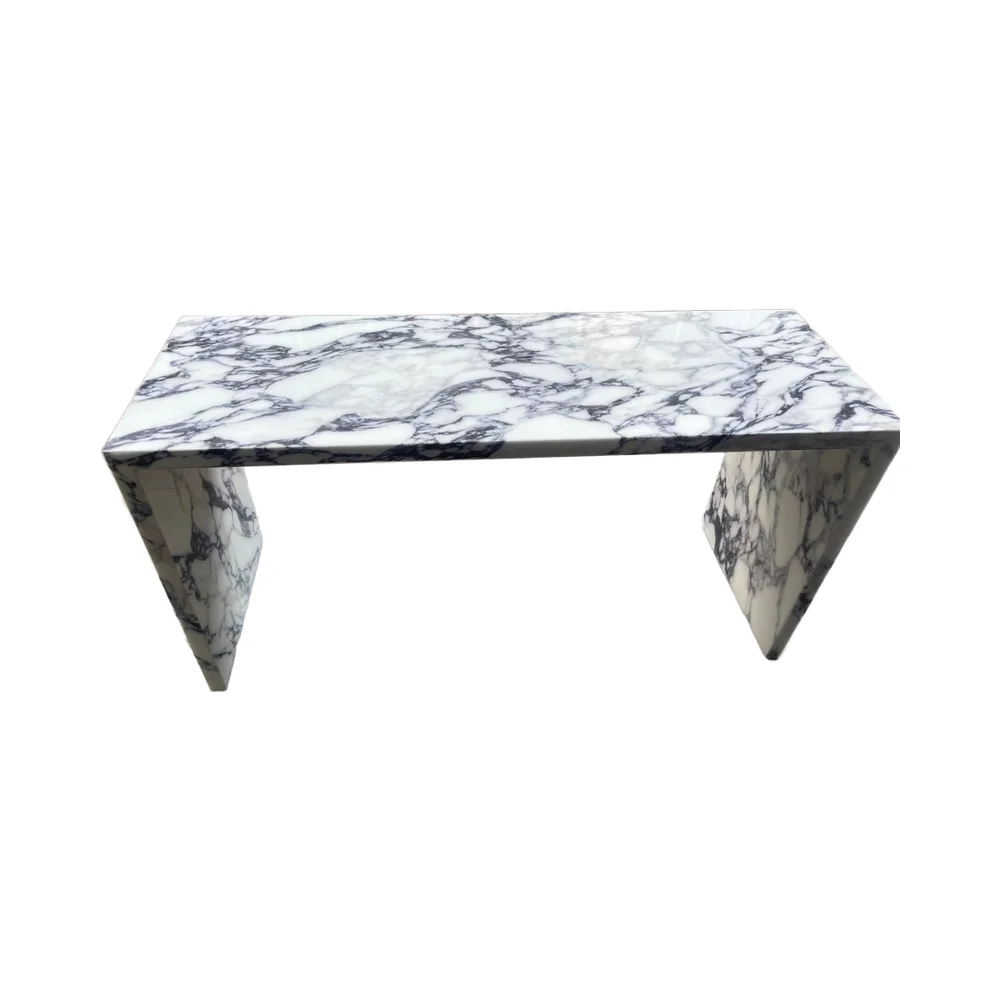 &Living Room Furniture Sets Center Table Modern Calacatta Viola Marble Coffee Tables with Storage Home Furniture